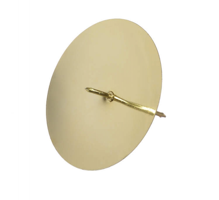 Úchytka pod sviečku zlatá 7cm 4ks