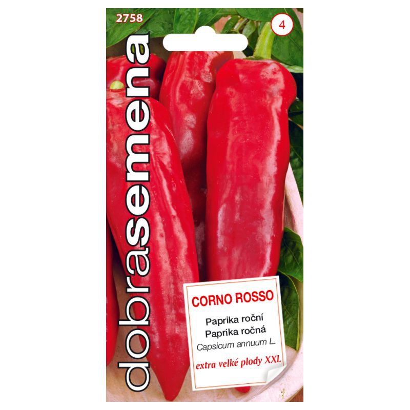 Dobrá semena Paprika ročná ´Corno Rosso´