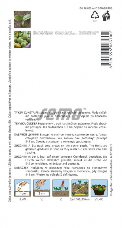 Semo Tekvica cuketa  ´Trend F1´