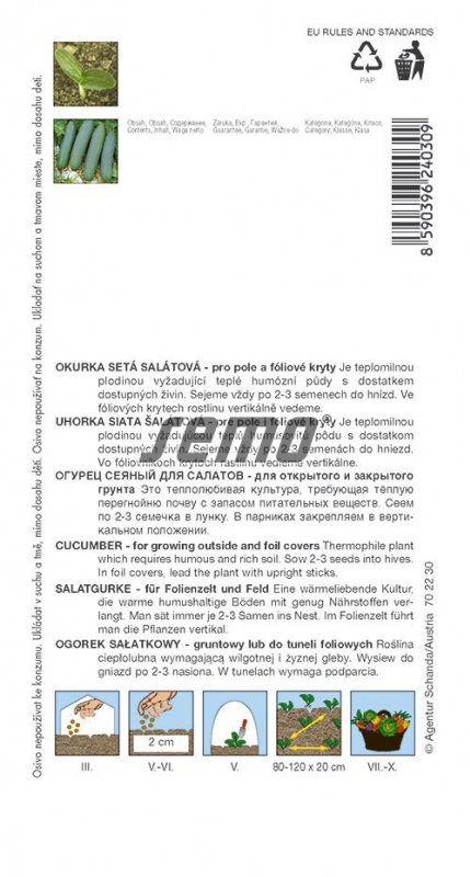 Semo Uhorka siata šalátová ´Perseus F1´