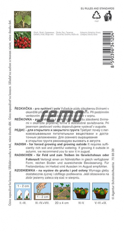 Semo Reďkovka červená ´Prima´