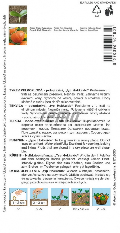 Semo Tekvica obrovská ´Amoro F1´