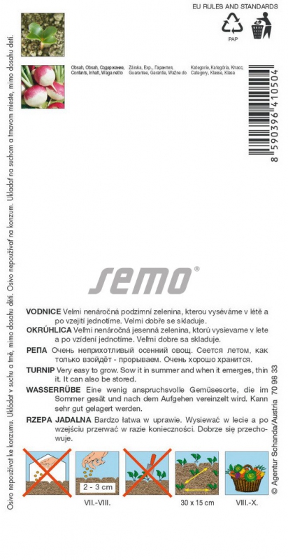 Semo Vodnica ´Purple Top White´