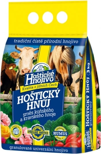 Hoštický hnoj zmes kravského a konského 3kg