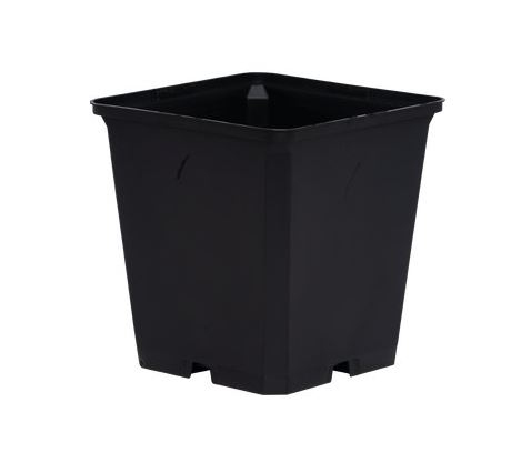 Kvetináč plastový hranatý 15x15x15