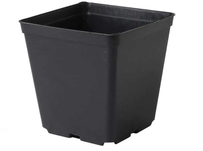 Kvetináč plastový hranatý 11x11x12