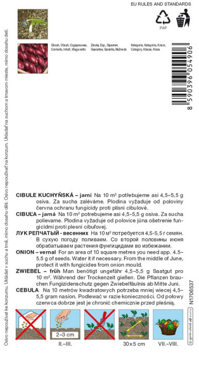 Semo Cibuľa kuchynská jarná  ´Karminka´