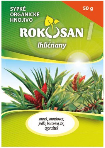 Rokosan - sypké organické hnojivo na ihličnany 50g