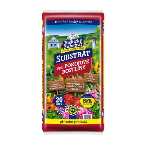 Hoštický Substrát na izbové rastliny 20l