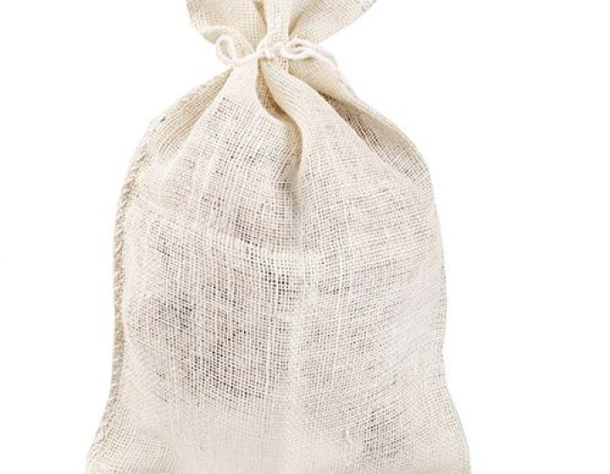 Jutové vrece krémové 40x60cm