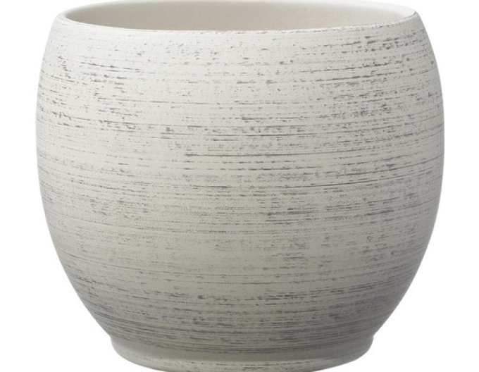 Obal na kvetináč keramický krémový ´Alberta´