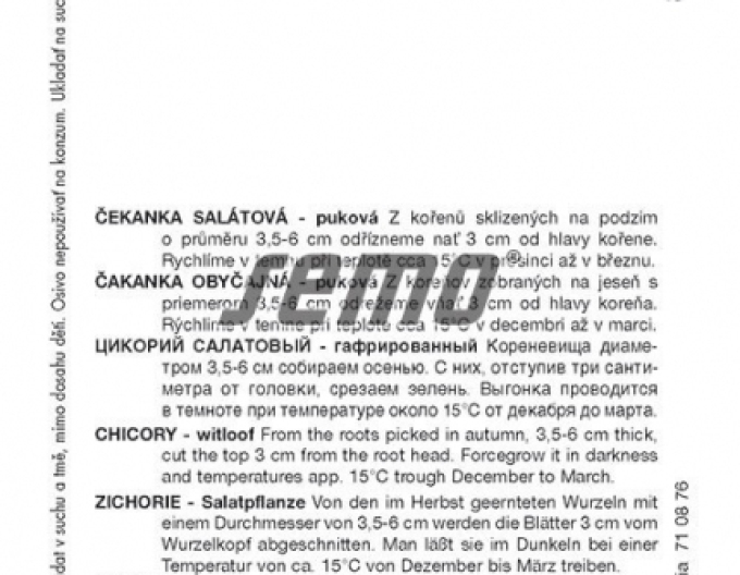 Semo Čakanka puková ´Mechelse Middelvroeg´