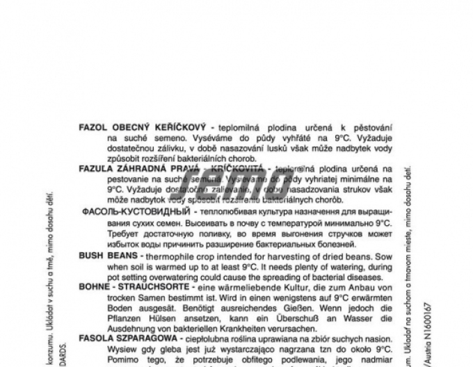 Semo Fazuľa záhradná kríčkovitá ´Cannellino´