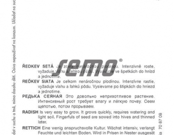 Semo Reďkovka siata ´Japana F1´