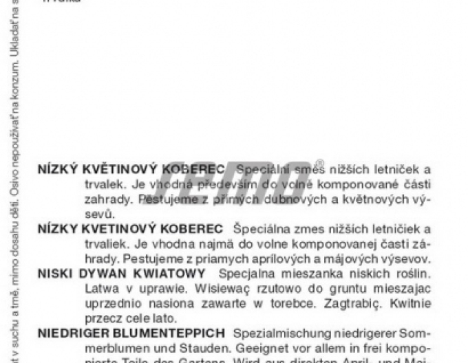 Semo Kvetinový koberec ´Pestré leto´