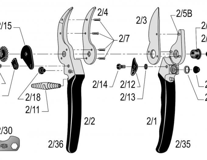 Felco 2/15 podložka poistky veľká