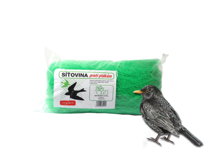 Sieť proti vtákom 1,7x20m