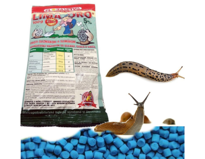 Lima Oro 5 % proti slimákom - 100 g