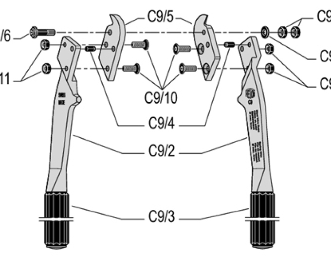 FELCO C9 Kliešte dvojručné