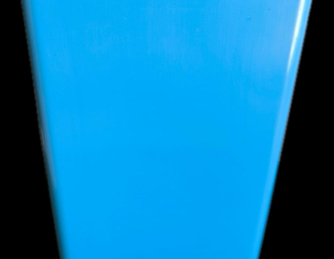 Kvetináč plastový vysoký štvorcový modrý 1,7l, 11 x 19 cm