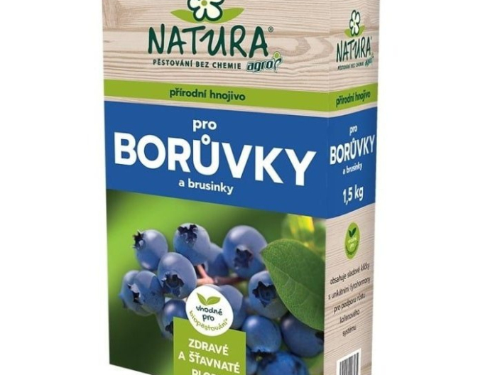 NATURA Organické Hnojivo na čučoriedky, brusnice 1,5kg