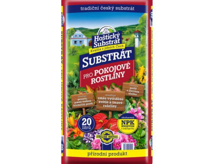 Hoštický Substrát na izbové rastliny 20l